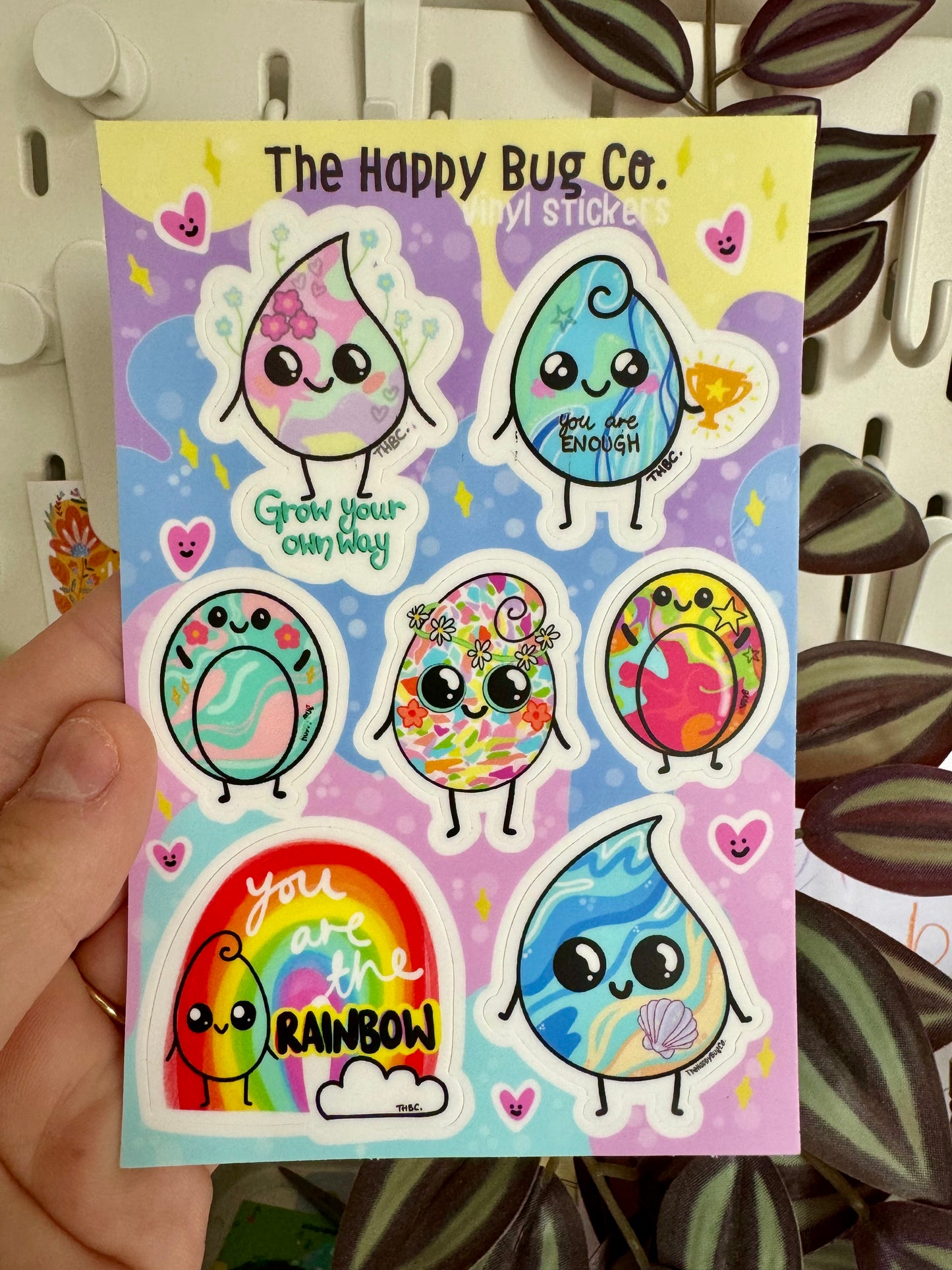 A6 Acrylic sticker sheet 3