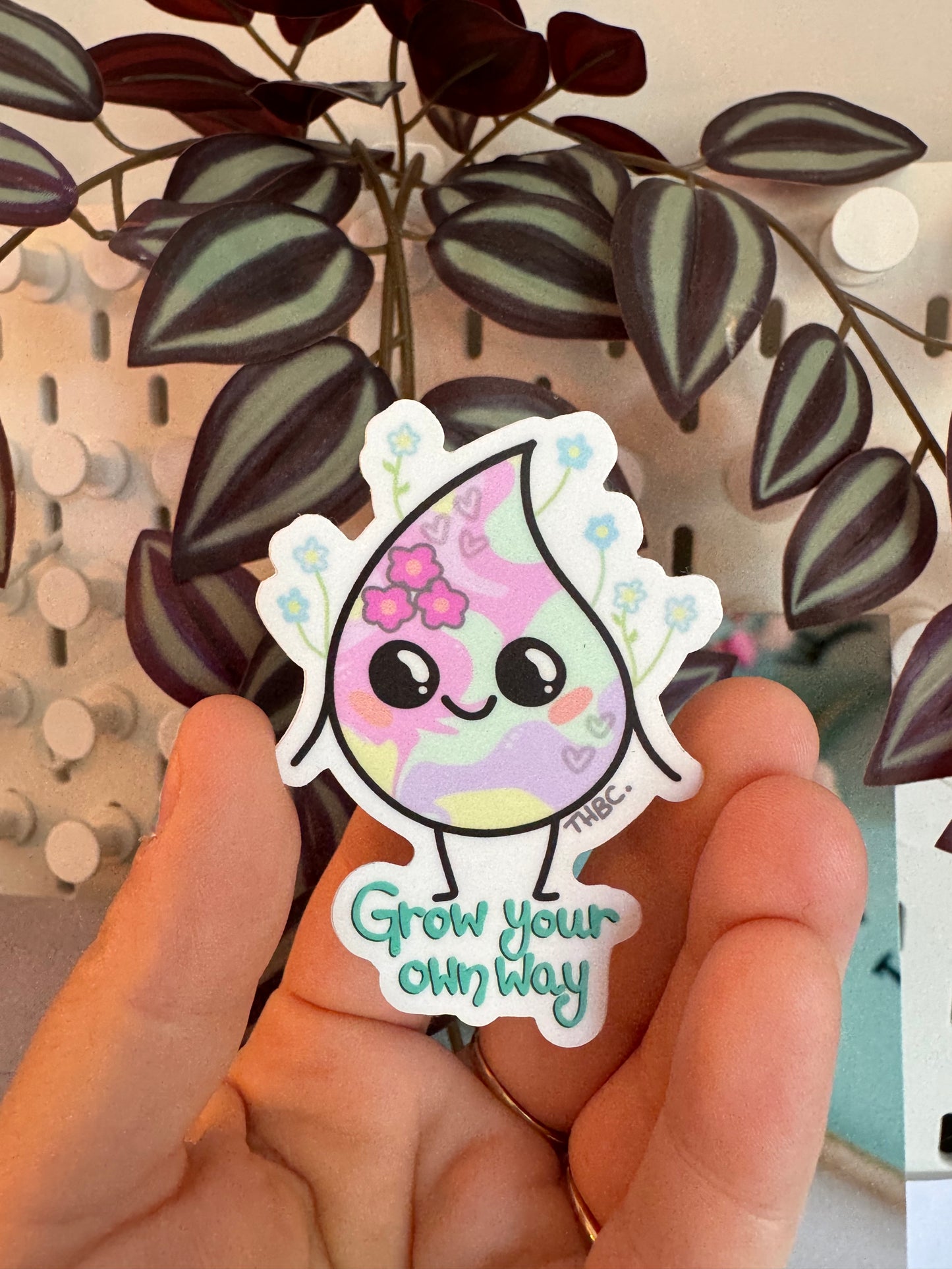 Grow your own way vinyl sticker