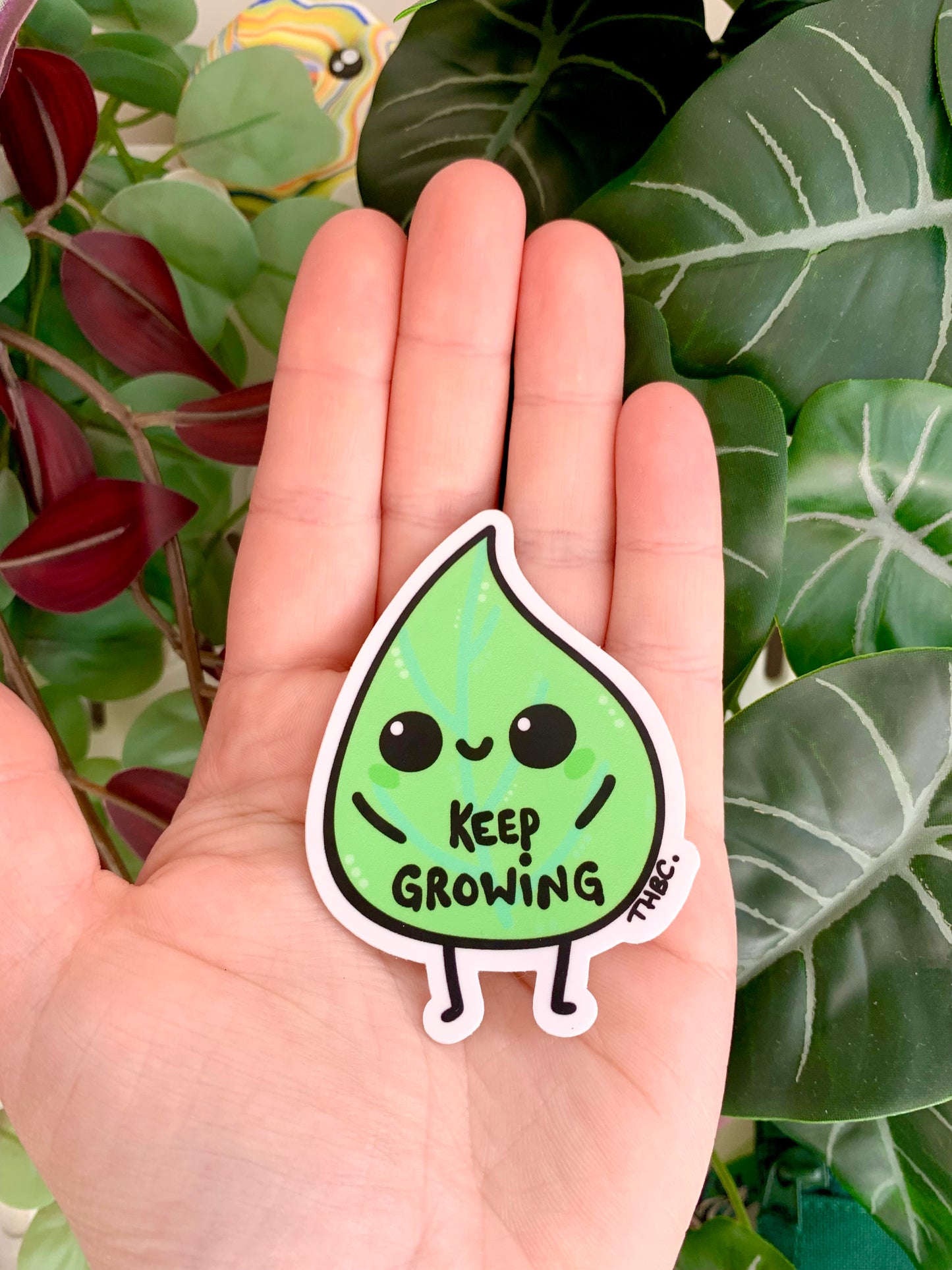 Keep Growing vinyl sticker