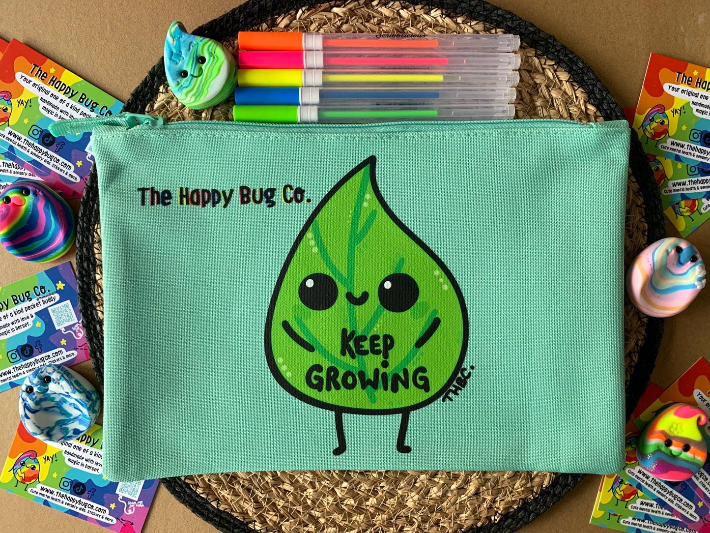 Mint Large Pouch - Choose your character