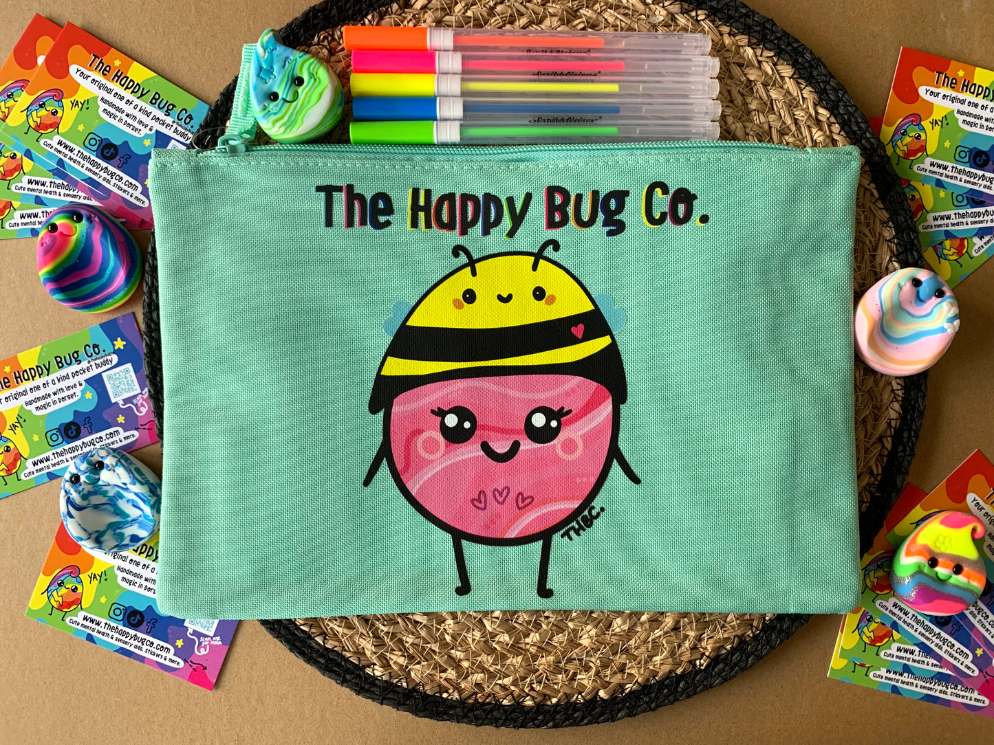 Mint Large Pouch - Choose your character