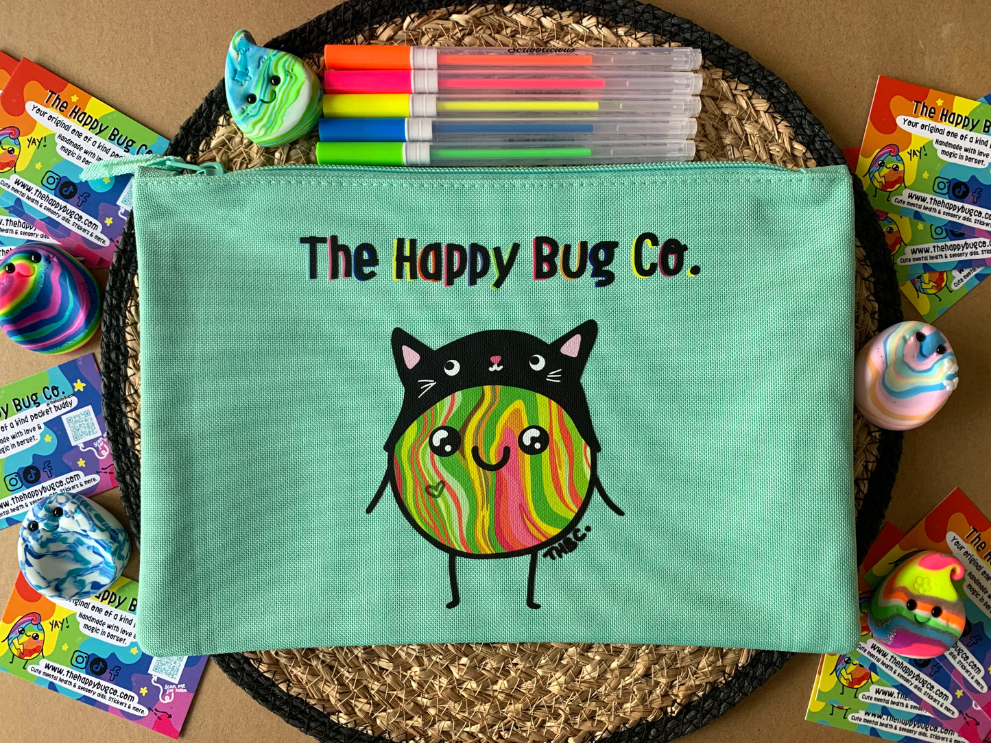 Mint Large Pouch - Choose your character