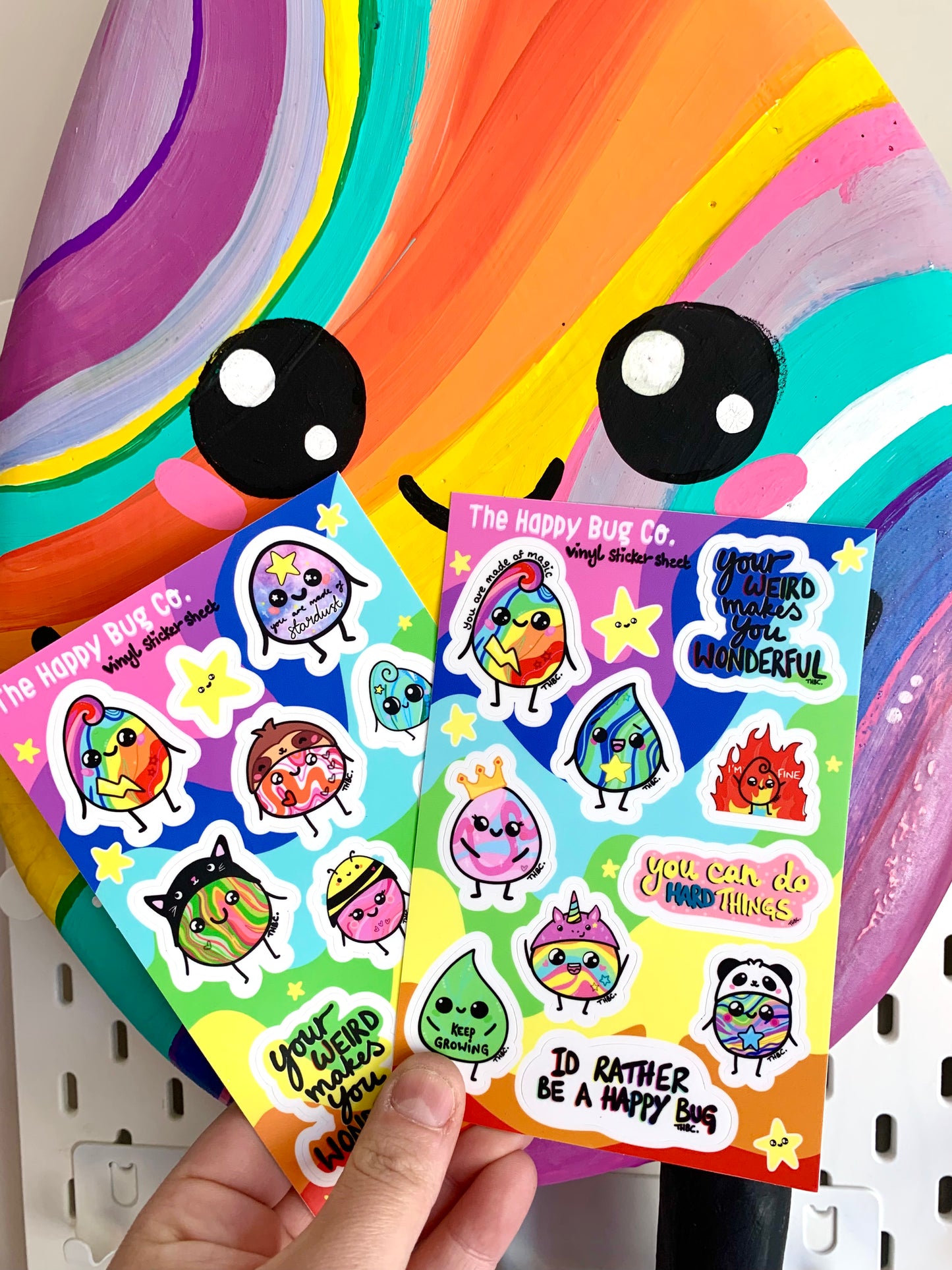 A6 Acrylic sticker sheet 2