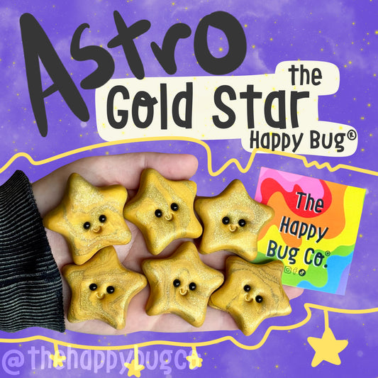 Astro the Gold Star Happy Bug