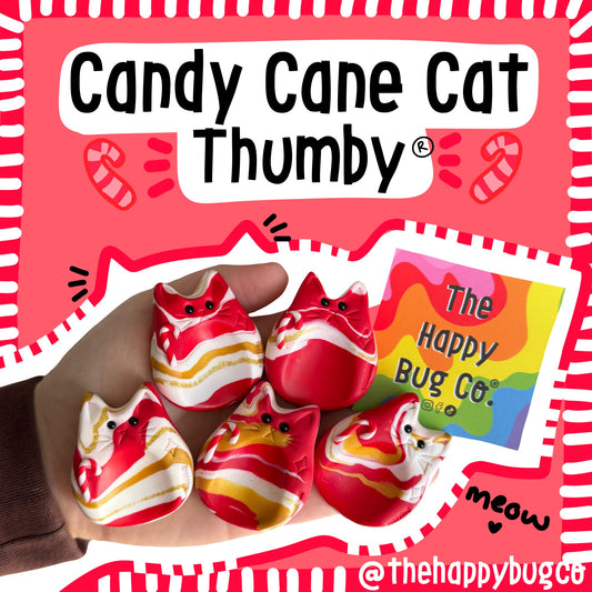 Candy Cane Cat Thumby