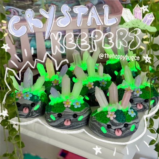 Crystal Keeper Desk Bug (glow in the dark)