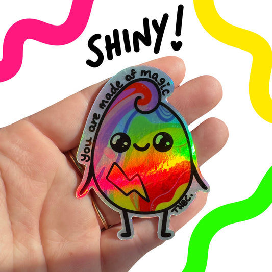 SHINY Buddy vinyl sticker