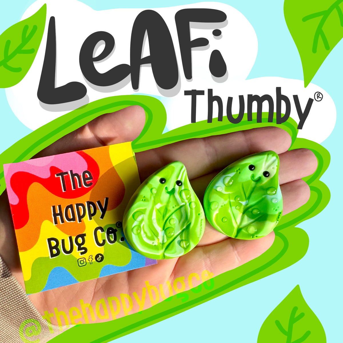 Leafi the Thumby (dewdrop texture)