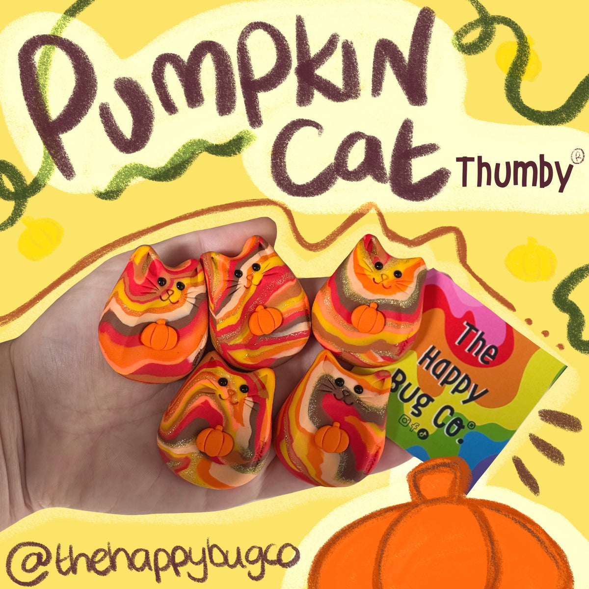Pumpkin Cat Thumby