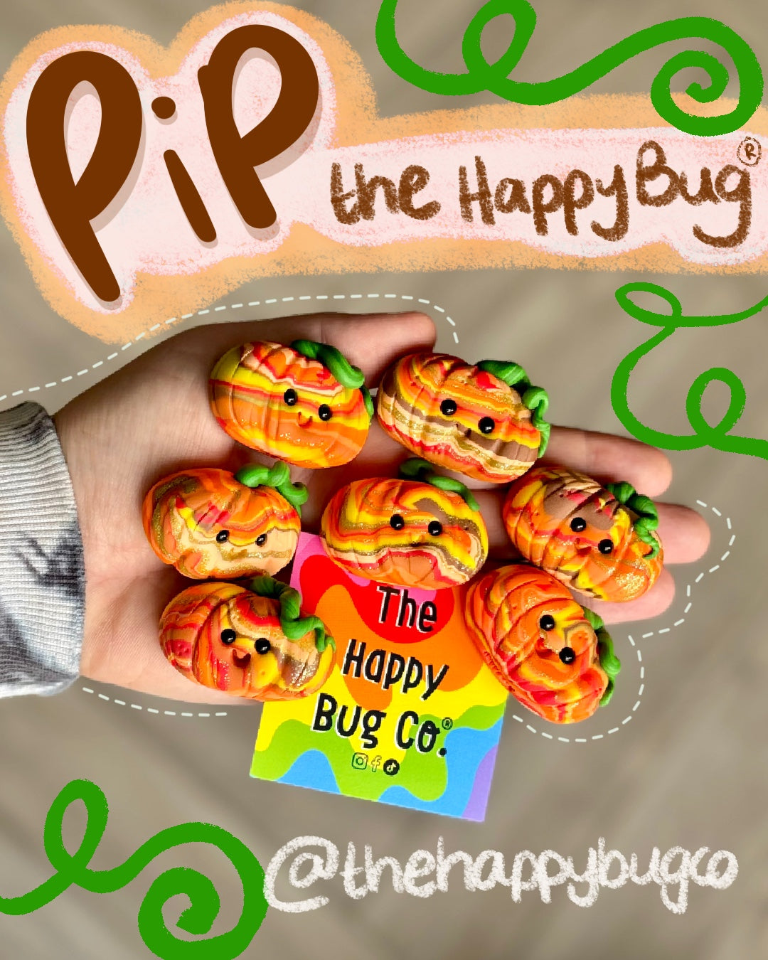 Pip the Pumpkin Happy Bug