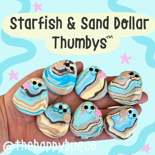 Starfish & Sand Dollar Thumbys