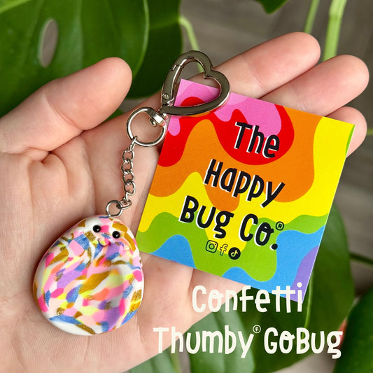 Confetti Thumby GoBug (clip on)