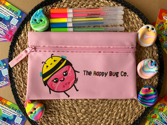 PINK Pencil case - Choose your character
